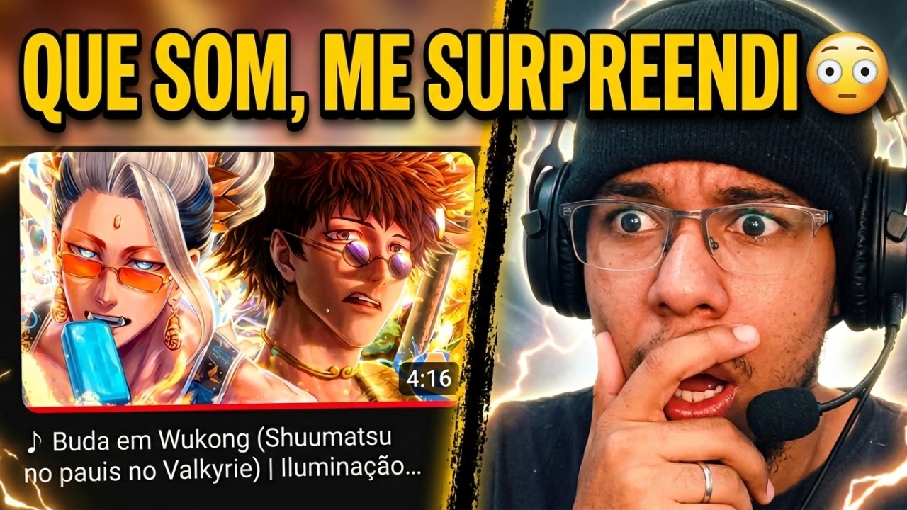 REACT: ♪ Buda e Wukong (Shuumatsu no Valkyrie) | Iluminação (AniRap) - ME SURPREENDI!! 😯