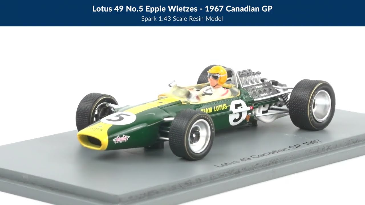 Lotus 49 No.5 Eppie Wietzes - 1967 Canadian Grand Prix - Spark 1