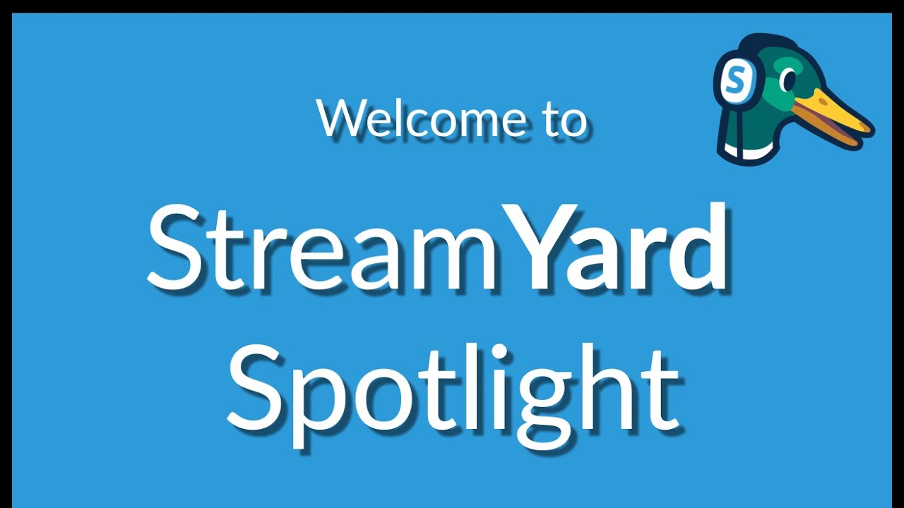 StreamYard Spotlight Intro Video - YouTube