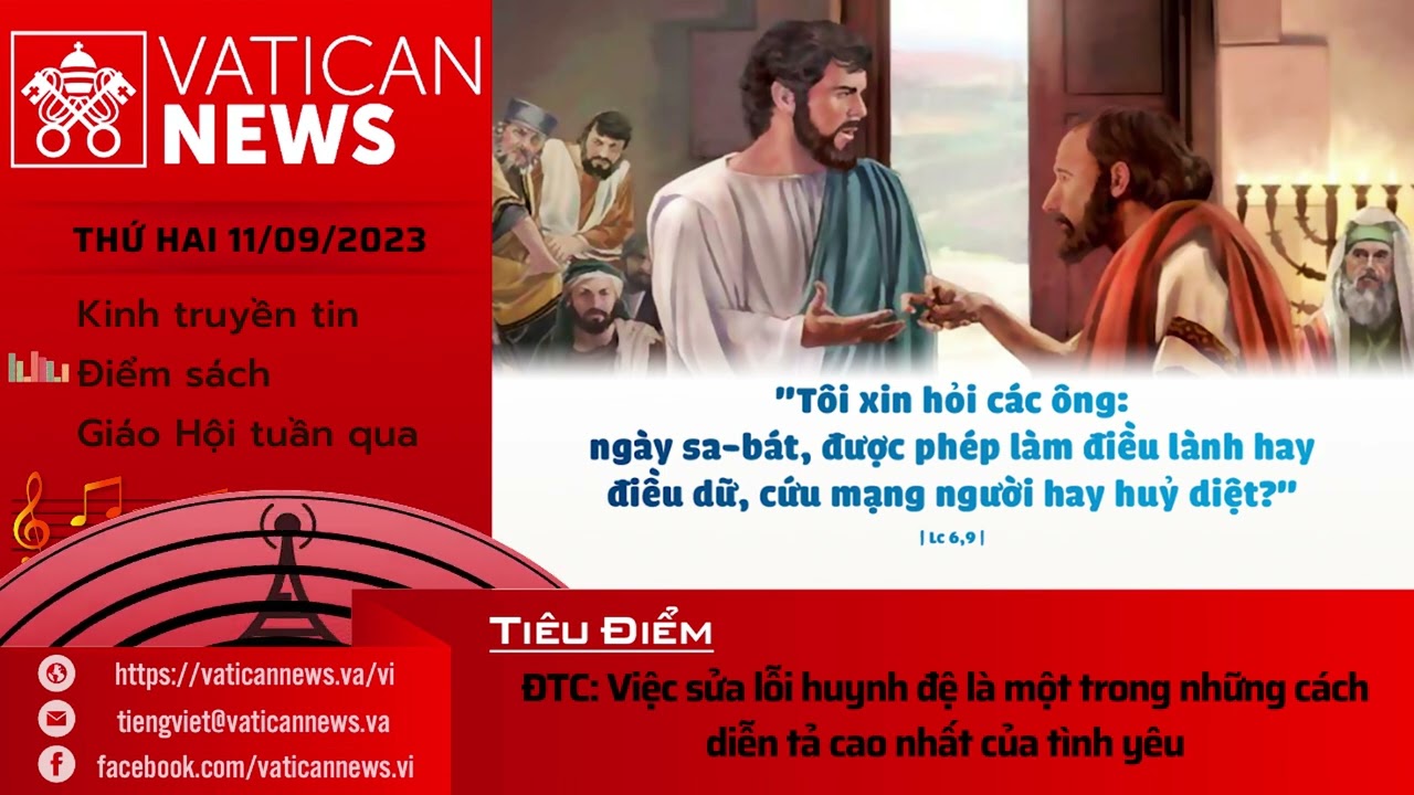 Radio thứ Hai 11/09/2023 - Vatican News Tiếng Việt