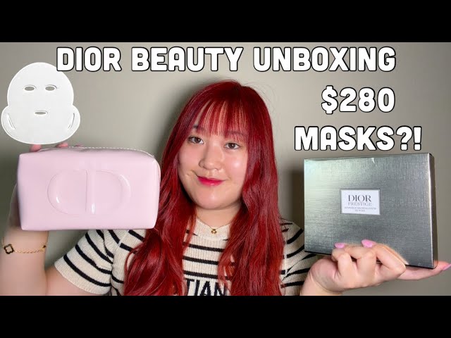 Dior Beauty Haul: $280 Dior Prestige Sheet Masks, Dior Addict