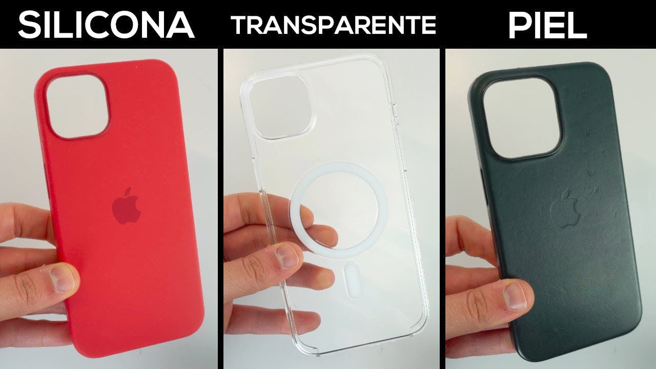 Fundas de Apple iPhone 🔥 Silicona vs vs Transparente ¿Cuál mejor? - YouTube