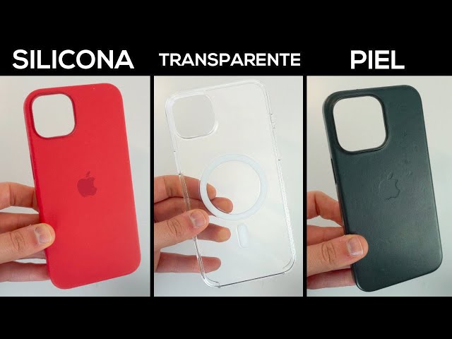Fundas de Apple para iPhone 🔥 Silicona vs Piel vs Transparente ¿Cuál es  mejor? 