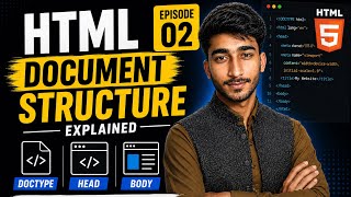 HTML Boilerplate Explained | DOCTYPE, Head & Body | Episode-2 | HTML Full Course 2026