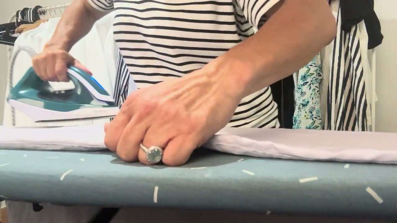 Bed Linen Ironing ASMR 🛏️ | Crisp Sheets, Steam & Satisfying Pressing Sounds