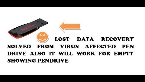 Solved Pen-drive full but, showing empty