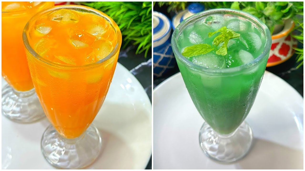 Летнее специальное предложение Качха Манго Сарбат + Апельсиновый Сарбат