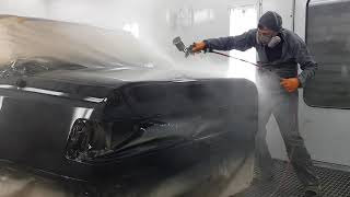 видео: Лачим авто быстрым лаком BESA картинка: Лачим авто быстрым лаком BESA