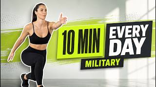 Detalles 10-Min BEGINNER MILITARY CALISTHENICS | 5 Bodyweight Moves Your Body Needs Forever Guía