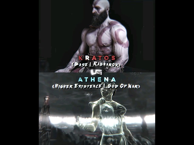 Old Kratos Vs Athena | Battle #shorts #godofwar #godofwarragnarok class=