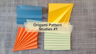 Origami Pattern Studies #1