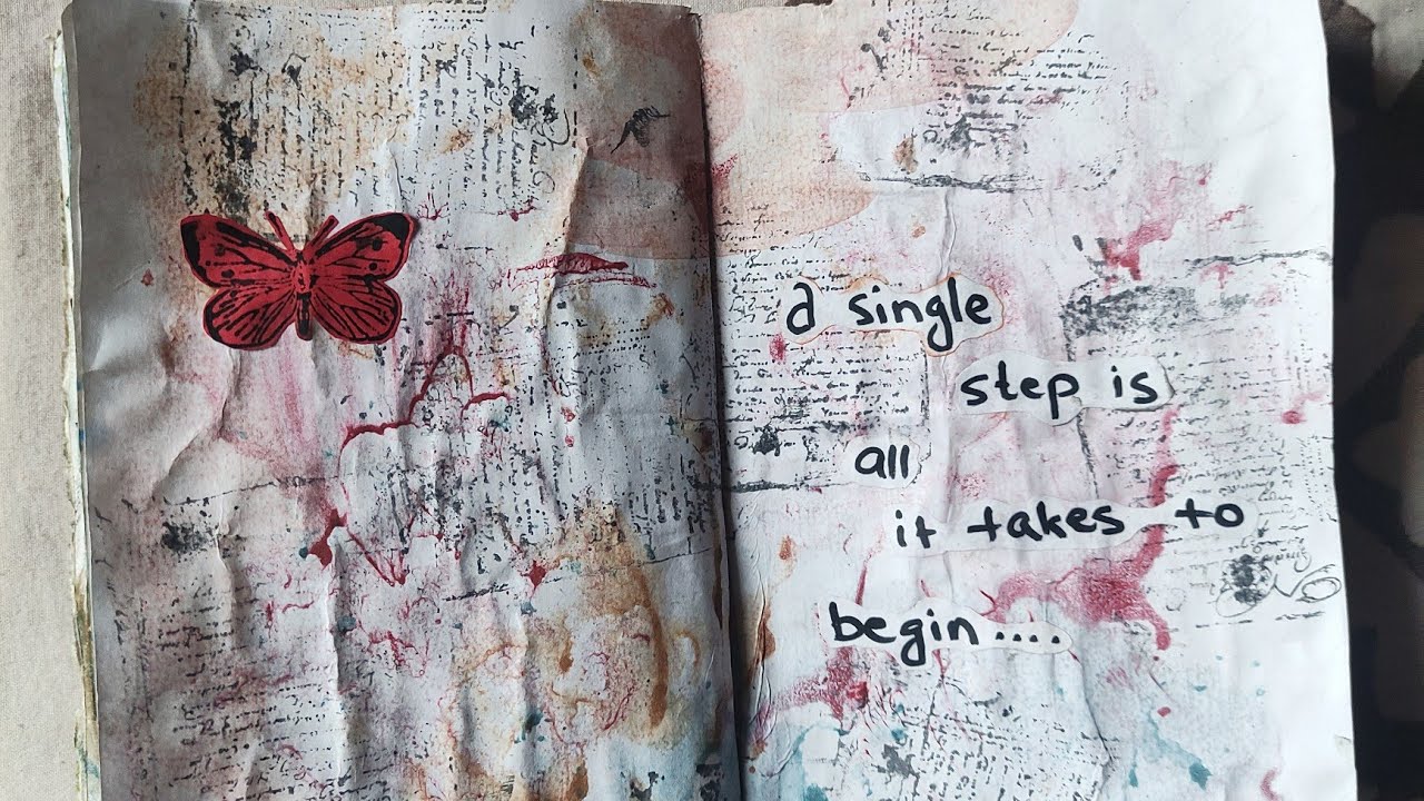 Art Journal page | Less than 5-Minutes 
