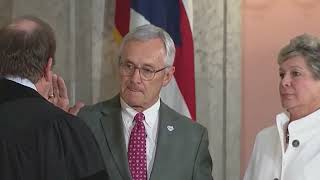 RAW VIDEO: Jim Tressel sworn in as Ohio's new lieutenant governor