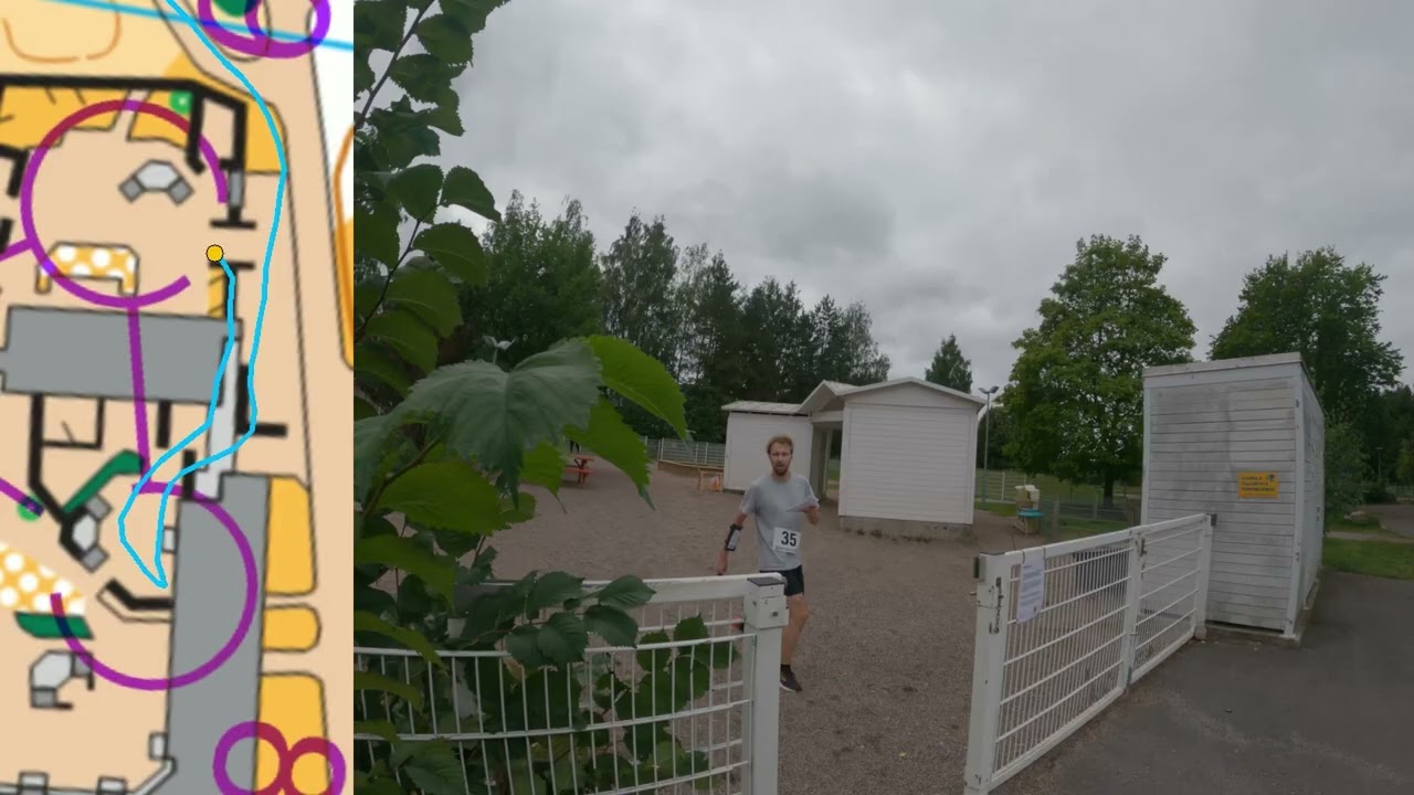 AM-sprintti || Orienteering Headcam video