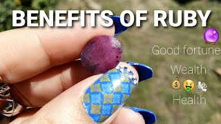 Benefits of Ruby Stone 💎 | How to Wear | Price | Types of Ruby Gemstones | Real vs Fake Crystals