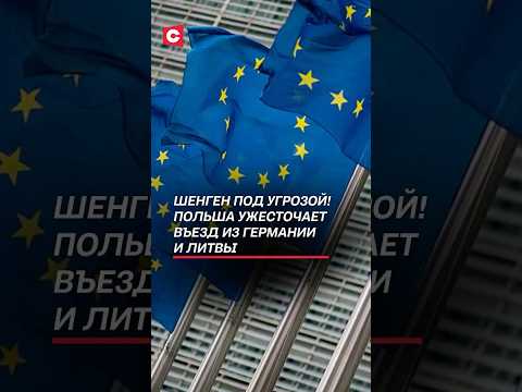 Польша ужесточает въезд на границах Германии и Литвы! #польша #германия #новости #политика #мигранты