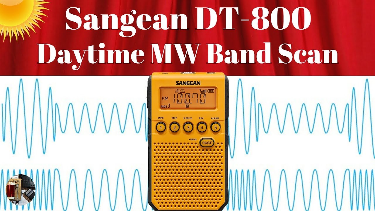 Sangean DT-800 AM/FM/Weather Pocket Radio