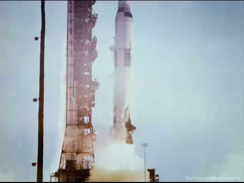 4K: NASA: Apollo 11 Launch, 1969. Slow motion, 2160p60