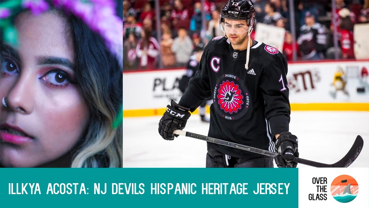 nj devils: hispanic heritage warm-up jerseys - *illkya acosta