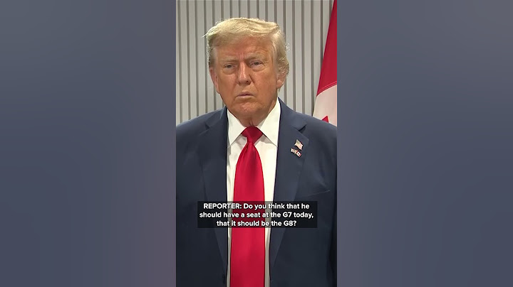 "This was a big mistake. You wouldn't have that war." Trump comments on Putin during G7 Summit