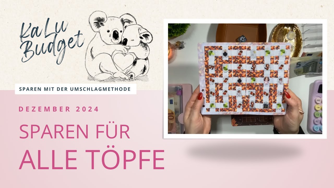 Sparen für alle Töpfe | 315€ Budget | Meine Lu kommt dazu🥰| 12/2024 | 