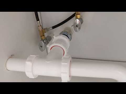 Easy Step by Step Guide to Convert Single Drain Pipe into Double Sink #plumbing #reducerwashers