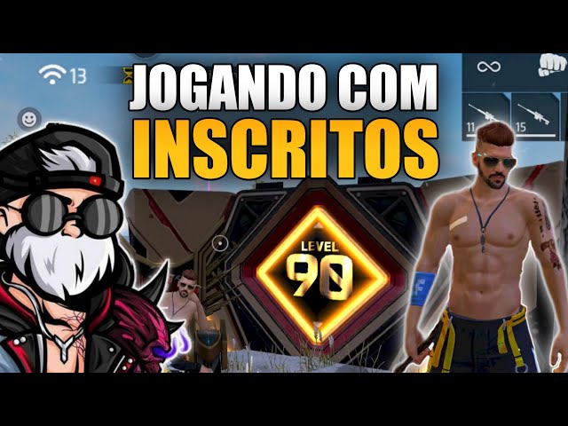 🔥FREE FIRE - AO VIVO🔥 X1 DOS CRIAS 🔥JOGANDO COM INSCRITOS 🔥 #3400 