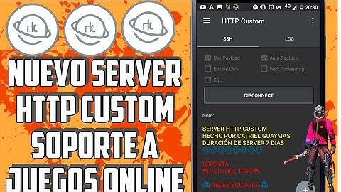 NUEVO SERVER HTTP CUSTOM SOPORTE A JUEGOS ONLINE 🕹️ FREE FIRE 🕹️ PIN BAJO