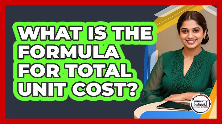 What Is The Formula For Total Unit Cost?
