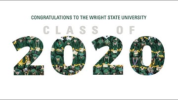 Congratulations Wright State Class of 2020