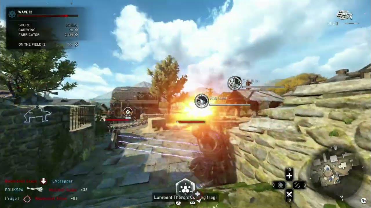 Gears 5 Gunner surviving Sentinel Salvo YouTube