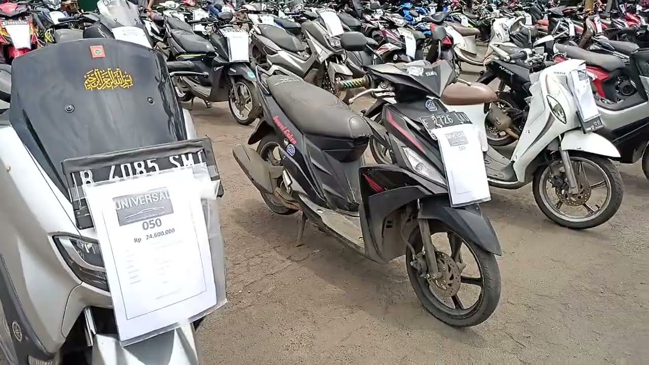 Cek Unit Lelang Motor Universal Ciputat 21 Februari 2022. harga relatif