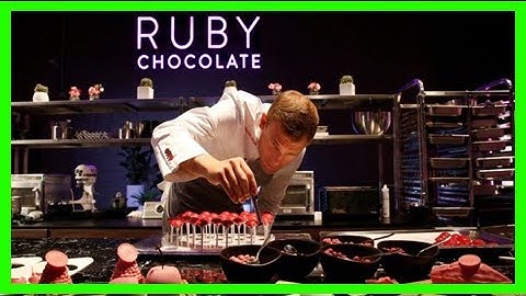 Barry callebaut unveils ‘ruby’ chocolate