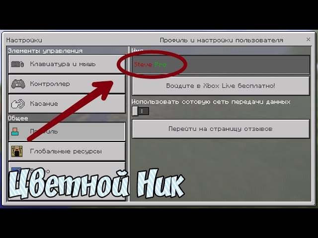 как сделать русский ник в майнкрафт пе