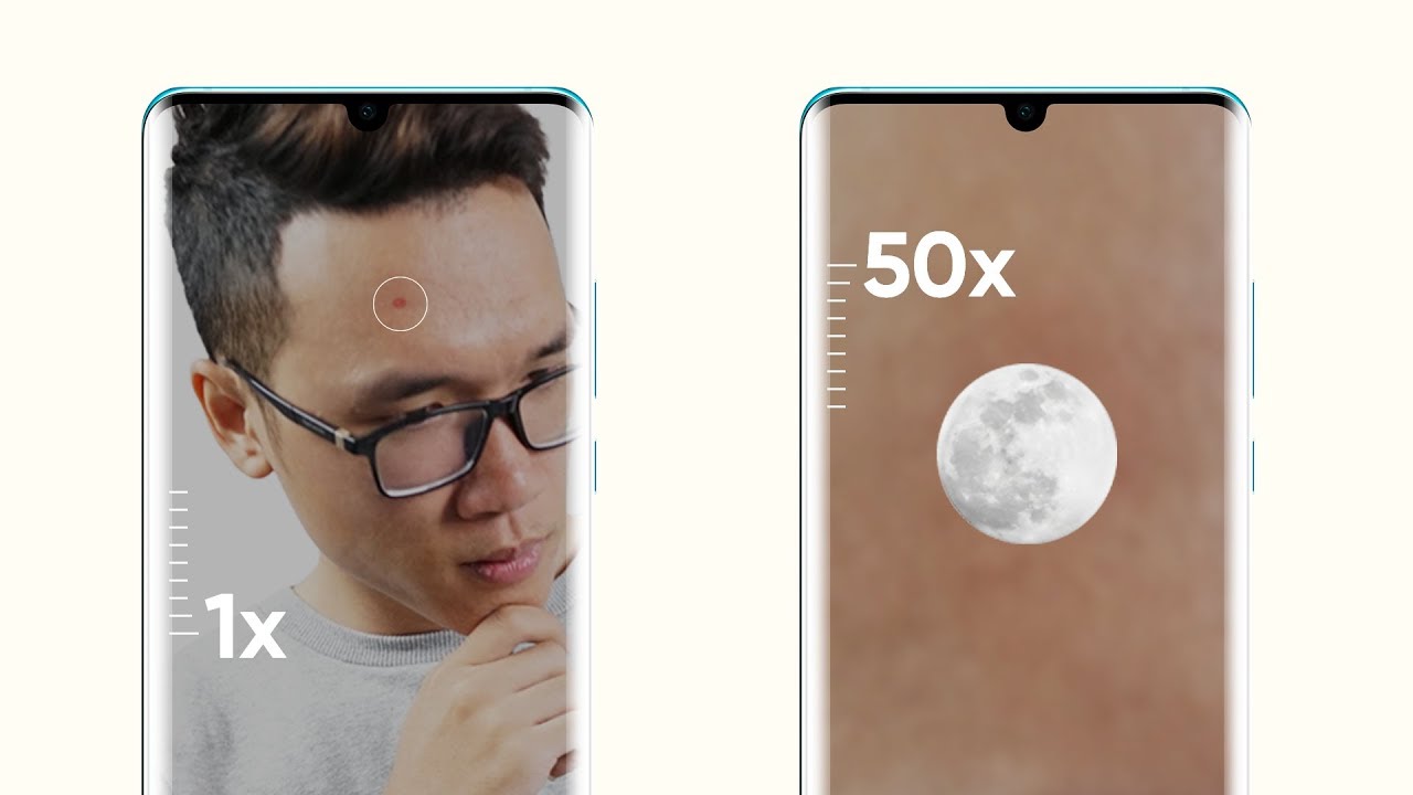 Huawei P30 Pro chụp trăng \