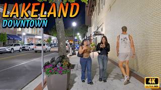Downtown Lakeland Florida | Historic Streets and Local Vibes 4K Walk