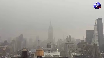 Empire State Building Struck by Lightning
