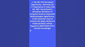 RPA UiPath Developer Role @alltechconsultinginc #RPA #JobAlert #Jobs