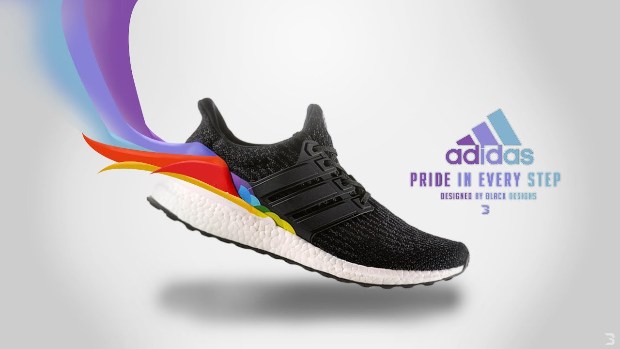 Adidas Ultraboost Pride Advertisement Speedart - YouTube