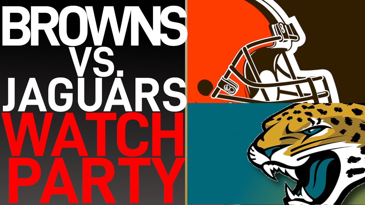 BROWNS VS JAGUARS PRESEASON WEEK 1 WATCH PARTY !! YouTube