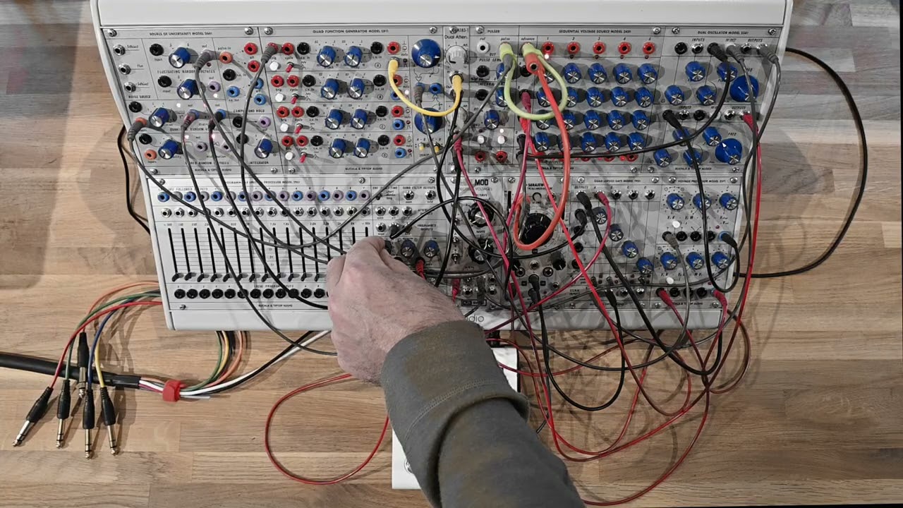 Modular Session Percussive Drone Space Buchla & Tiptop Audio Eventide H9 Preset 63 Quasar