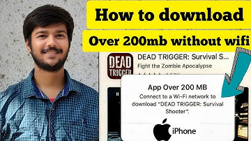 How to download apps over 200mb without wifi on i phone || how to download app over 200mb any iphone