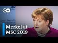 MSC 2019: Merkel full speech and analysis | DW News