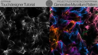 GENERATIVE MYCELIUM PATTERN - TOUCHDESIGNER TUTORIAL