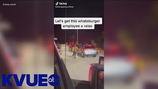 Leander man raising money for high schooler and Whataburger employee through TikTok | KVUE