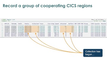 Recording MRO transactions in CICS with C\Prof