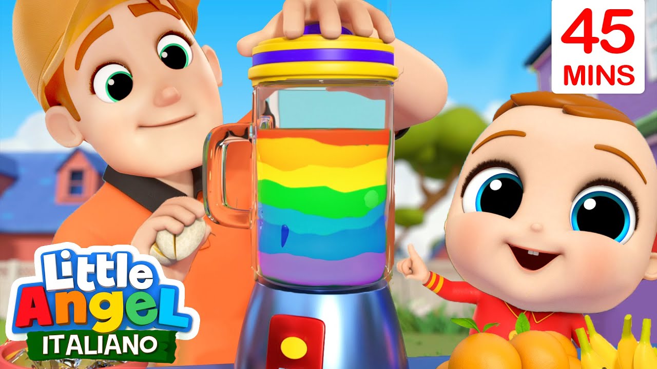 Gianni Piccino Impara i Colori 🍎🍋🥝 Cartoni Animati & Canzoni Bambini | Little Angel Italiano