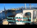 Towing off the Dock and Catching the Doughnut