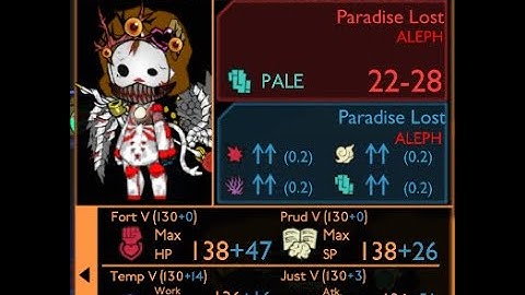 Lobotomy Corporation: Nothing there vs  maxed out employee with Abnormality buffs and Paradise Lost