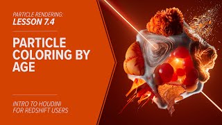 7.4 - PARTICLES - Particle Coloring by Age in Redshift & Houdini 7.4 - PARTICLES - Particle Coloring by Age in Redshift & Houdini